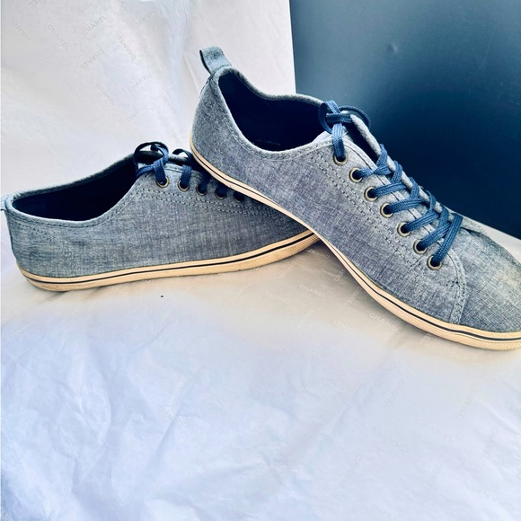 H&M cotton gray blue men shoes ,👟 very beautiful and comfortable 👌 - Picture 9 of 9
